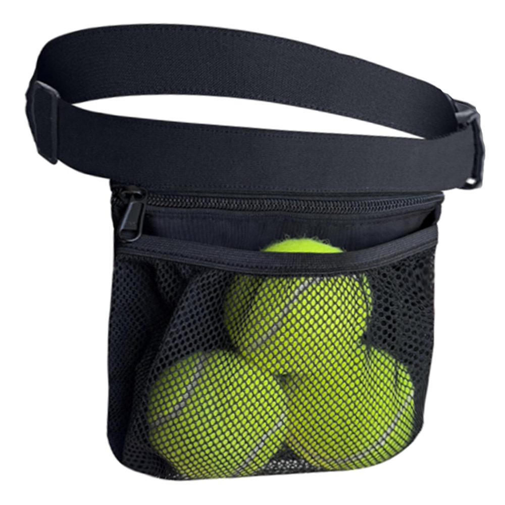 Tennis Bags Sports Fanny Pack, Storage Bags, Ball Bag, Tennis Ball Pickleball Bag Portable, Large-capacity Ball Pickup, Storage Pocket, Single Practic