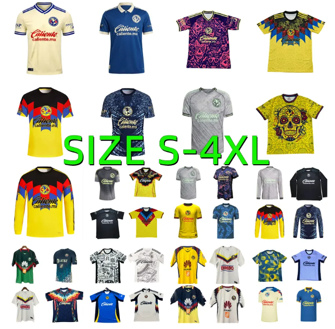 22 23 24 25 26 27 ClUb America Soccer Jerseys 2026 2027 R.JUAREZ ZENDEJAS FIDALGO B.RODRIGUEZ DOS SANTOS HENRY ALVAREZ CACERES K. ALVAREZ I.REYES AGUIRRE Football Shirts