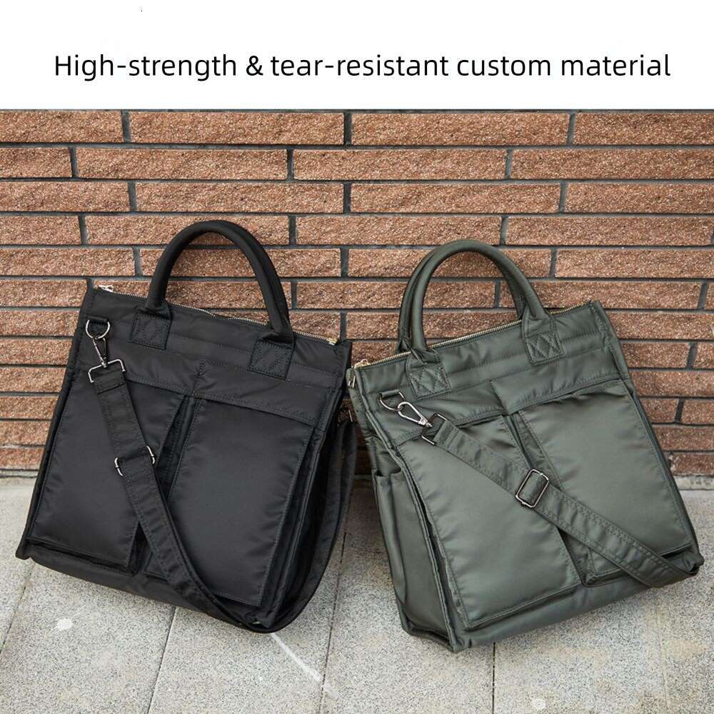 New Men's Large Capacity Crossbody Bag Business Lightweight Nylon Handbag Shoulder Bag Casual Backpack Commute Tote Bag For MenSENYY