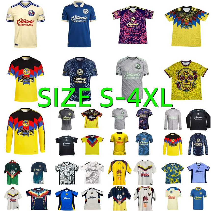 2026 20027 Club America Soccer Jerseys 22 23 24 25 26 27 R.JUAREZ AGUIRRE ZENDEJAS FIDALGO RODRIGUEZ DOS SANTOS ALVAREZ HENRY K. ALVAREZ CACERES I.REYES football shirt
