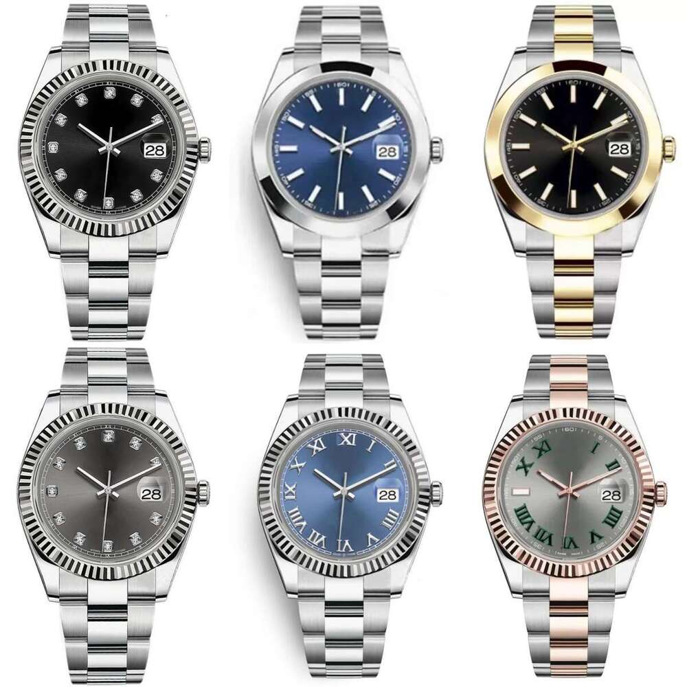 Lady's Watch Mens Diamond High Qualit Designer Automatic Mechanical Quartz Luxury Stainless Steel Bracelet Date Luminescent 28 31 36 41mm With Box AAAgoodOyster