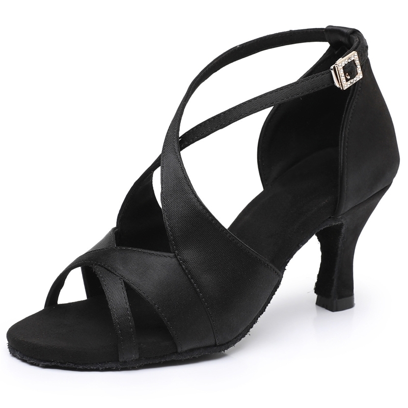 New Latin dance shoes outdoor women's adult soft soled shoes women's mid heel 260414 - view 3