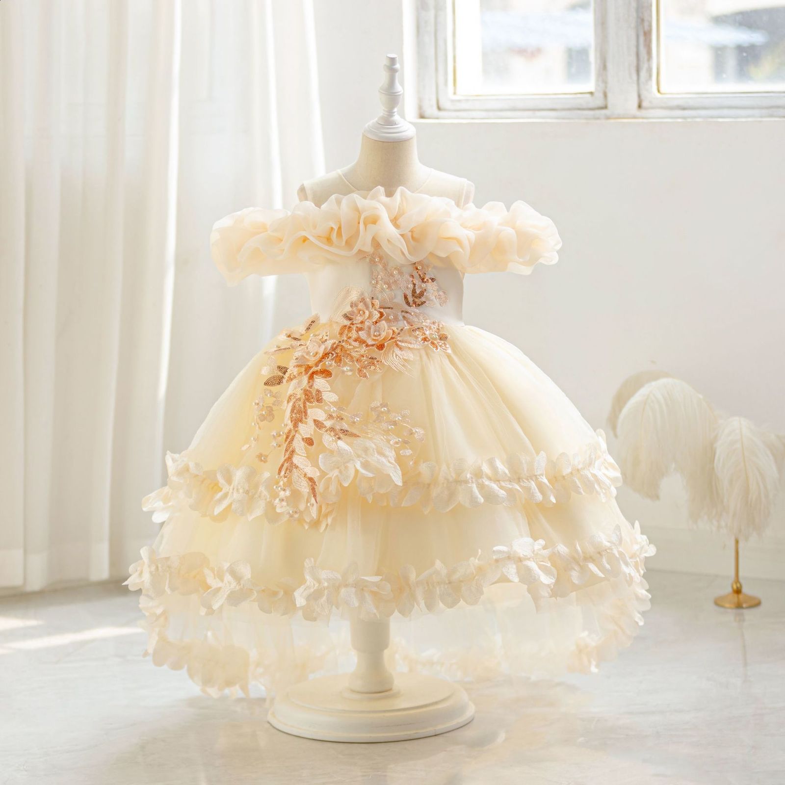 Baby Girl Summer Duck y Pink Plaid Turkish Vintage Ball Gown Princess Dress for Easter Eid Birthday Party B257 251010