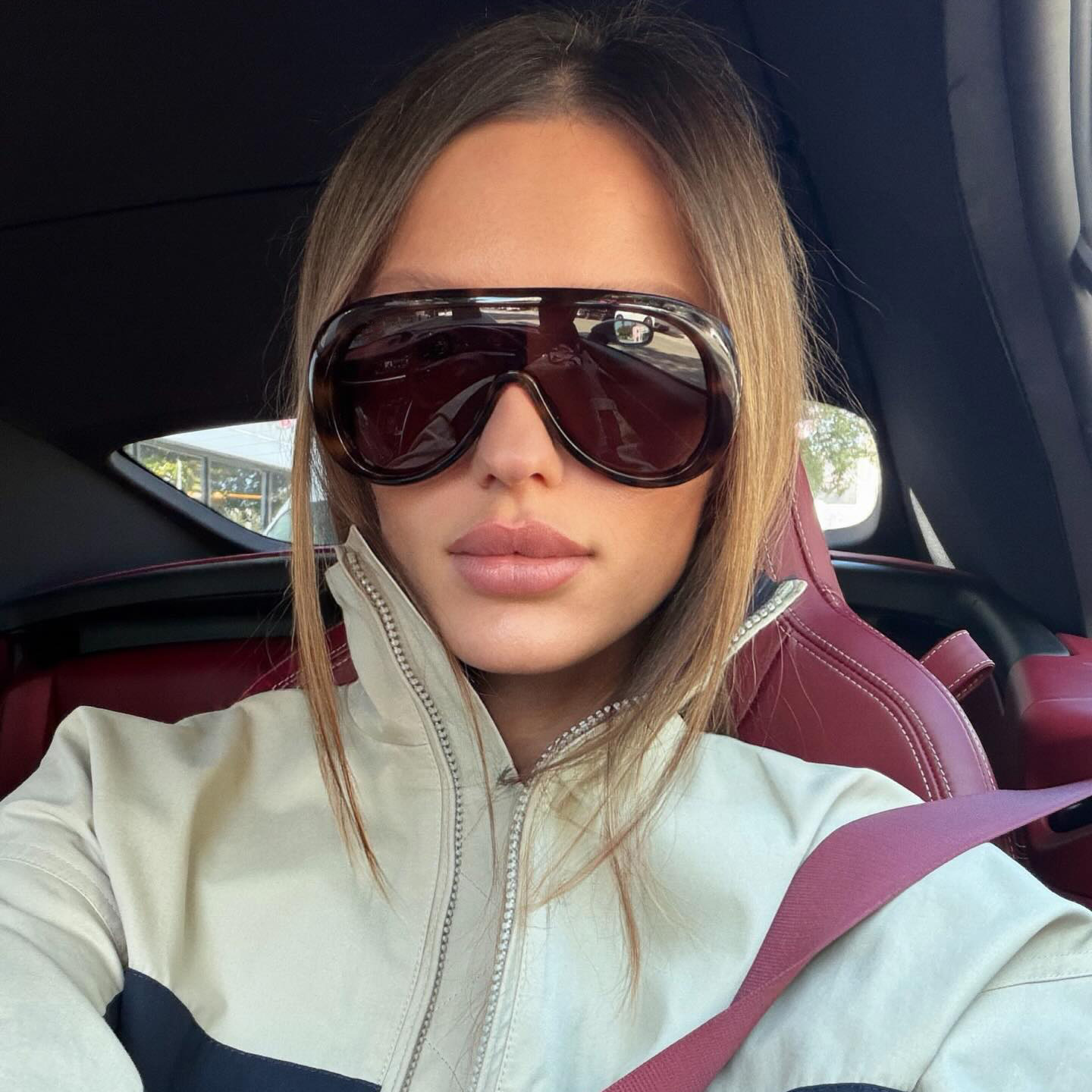 New Large Frame Personality Versatile Street Style Internet Celebrity Sunglasses Unisex Fashion Show Trendy Glasses