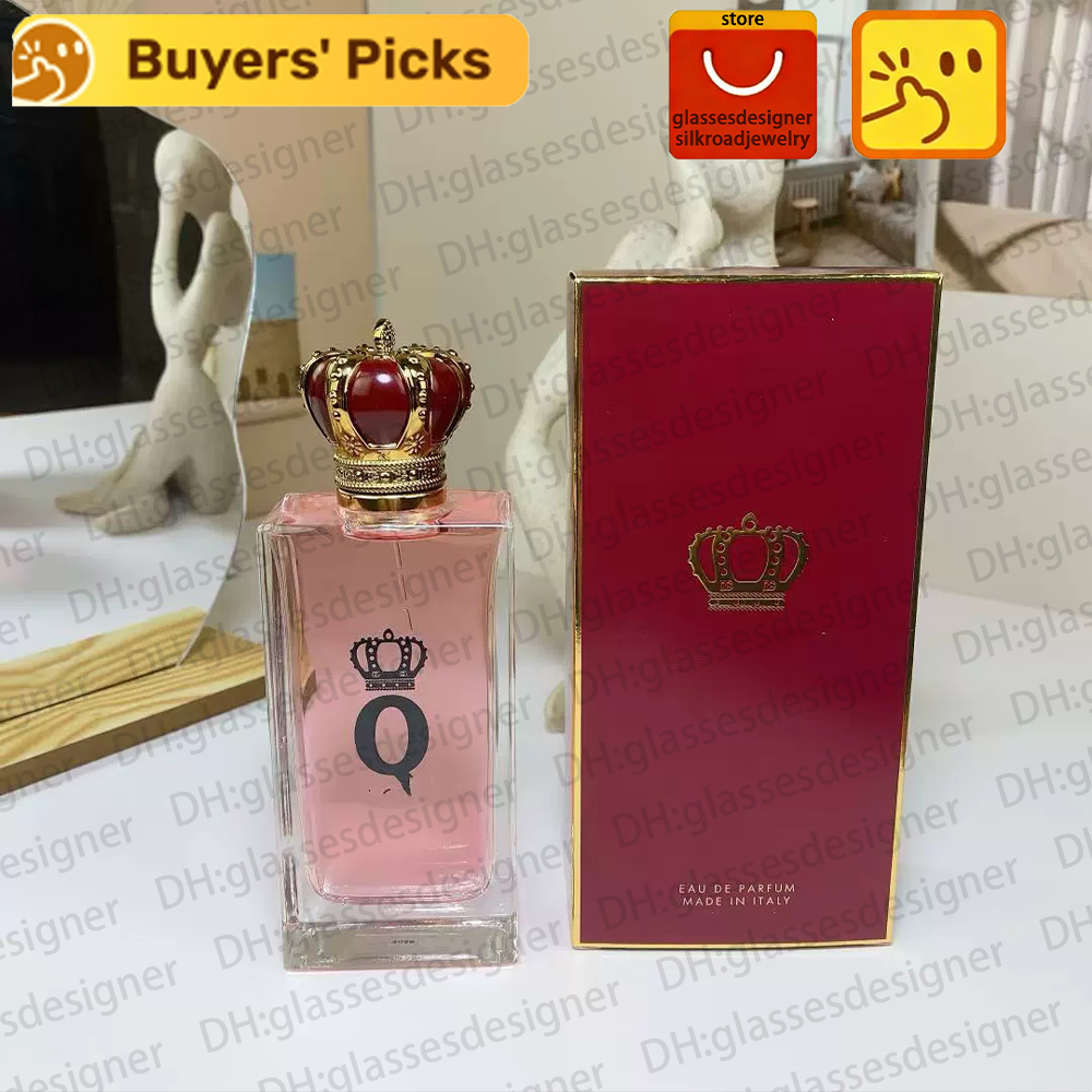 dolce e gaabanna DG Q And K Crown Light Blue Women Perfume EDP - Long Lasting Man Perfume Fragrance for Men 100ml - Eau De Parfum Spray Parfum Designer Cologne - Premium
