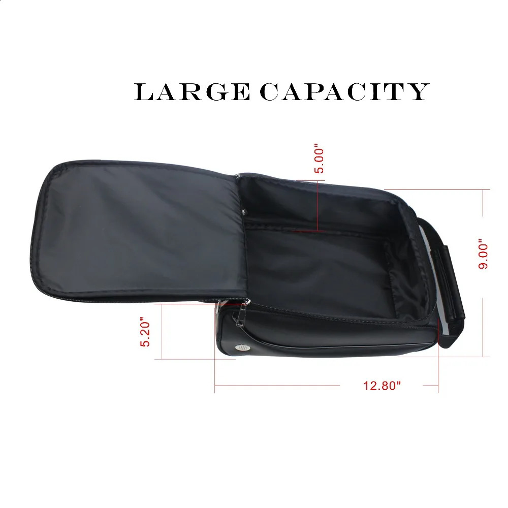 CRESTGOLF Women And Mens Golf Shoes Bag PU Leather Portable Golf Sports Shoes Bag 260413