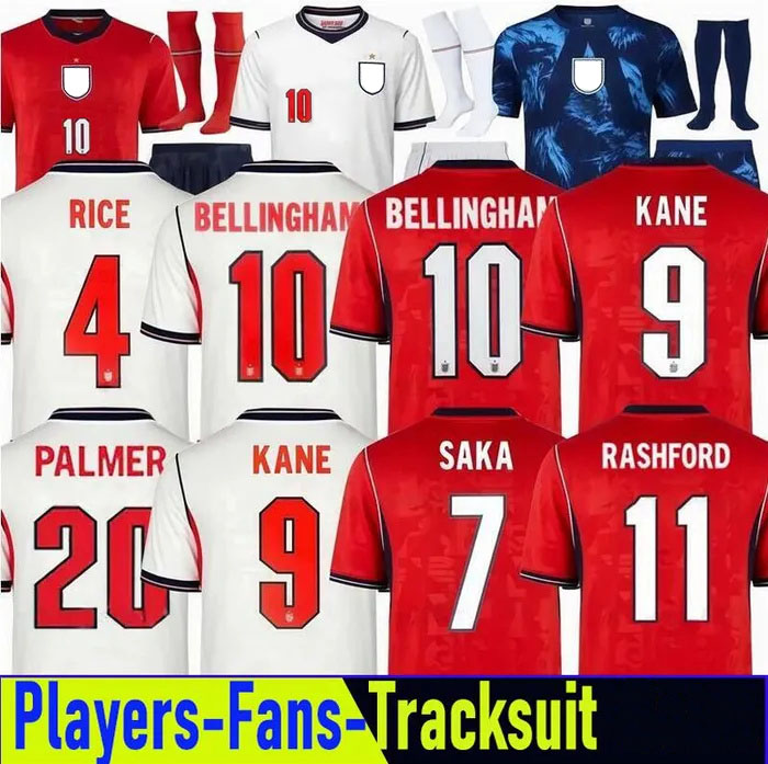 2026 BELLINGHAM Soccer Jerseys 26 27 SAKA FODEN RASHFORD STERLING Englands football shirt GREALISH National Team KANE Football Shirt Kit Kids Kit