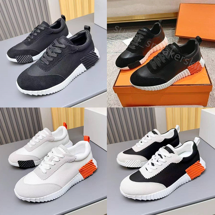 Designer Bouncing Sneakers Platform Sneakers Men Women Trainers Breathable calfskin Sneaker Non-slip Rubber Flat Shoes size 36-46