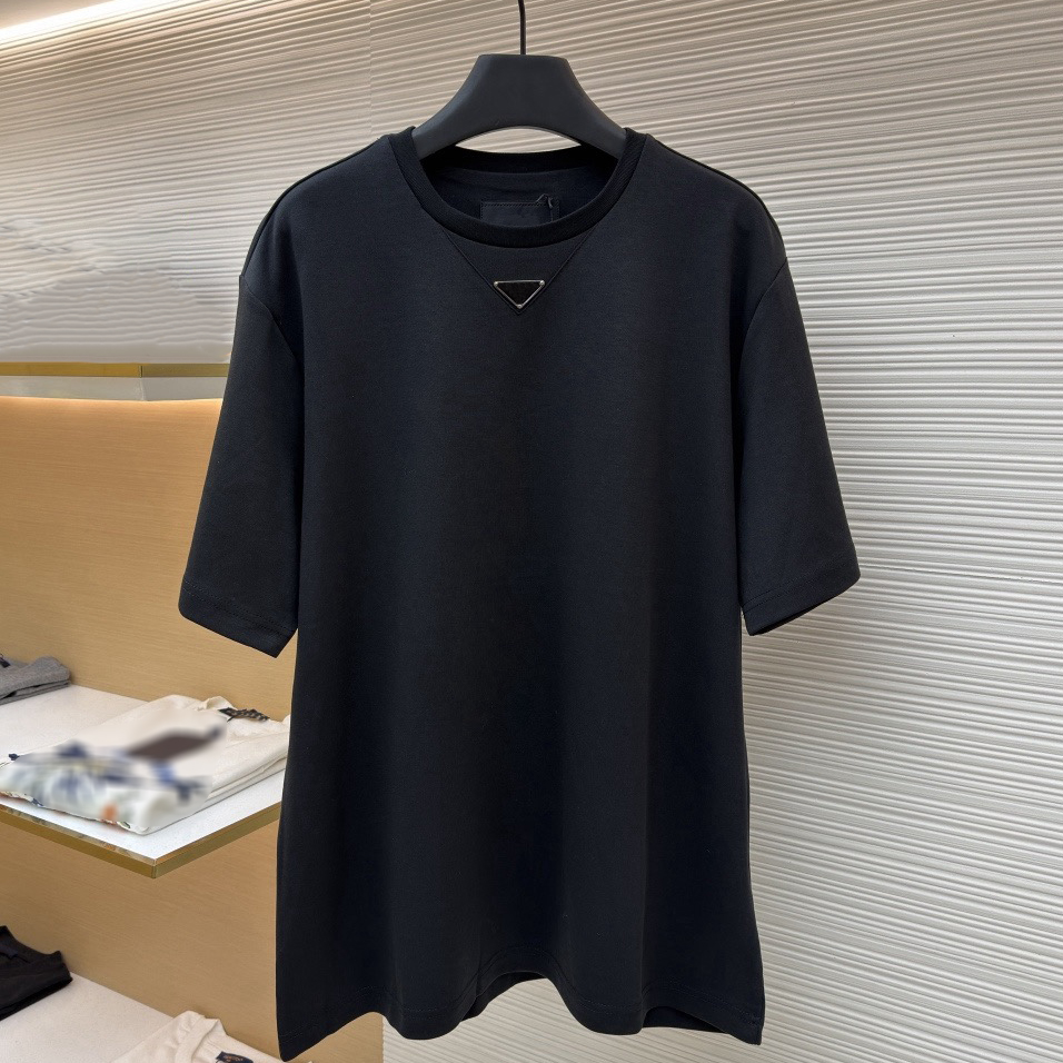 High quality designer men's T-shirt polo shirt men's T-shirt summer pure cotton daily casual versatile short sleeved unisex