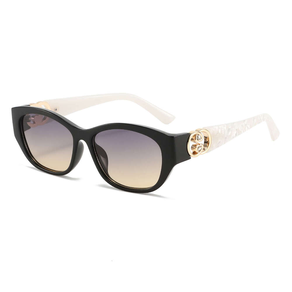 Sunglasses New Non-Mainstream Retro Cat-Eye For Men, Cross-Border Street UV Protection Glasses, Metal Outdoor Women's Sunglasses