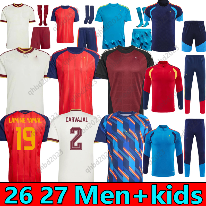 16-4XL 26 27 J. NAVAS SpainSoccer Jerseys CARVAJAL 2026 GAVI PEDRI LAMINE YAMAL RODRIGO MORATA PINO MERINO SERGIO M.ASENSIO FERRAN REDONDO Football Shirt Camiseta kids