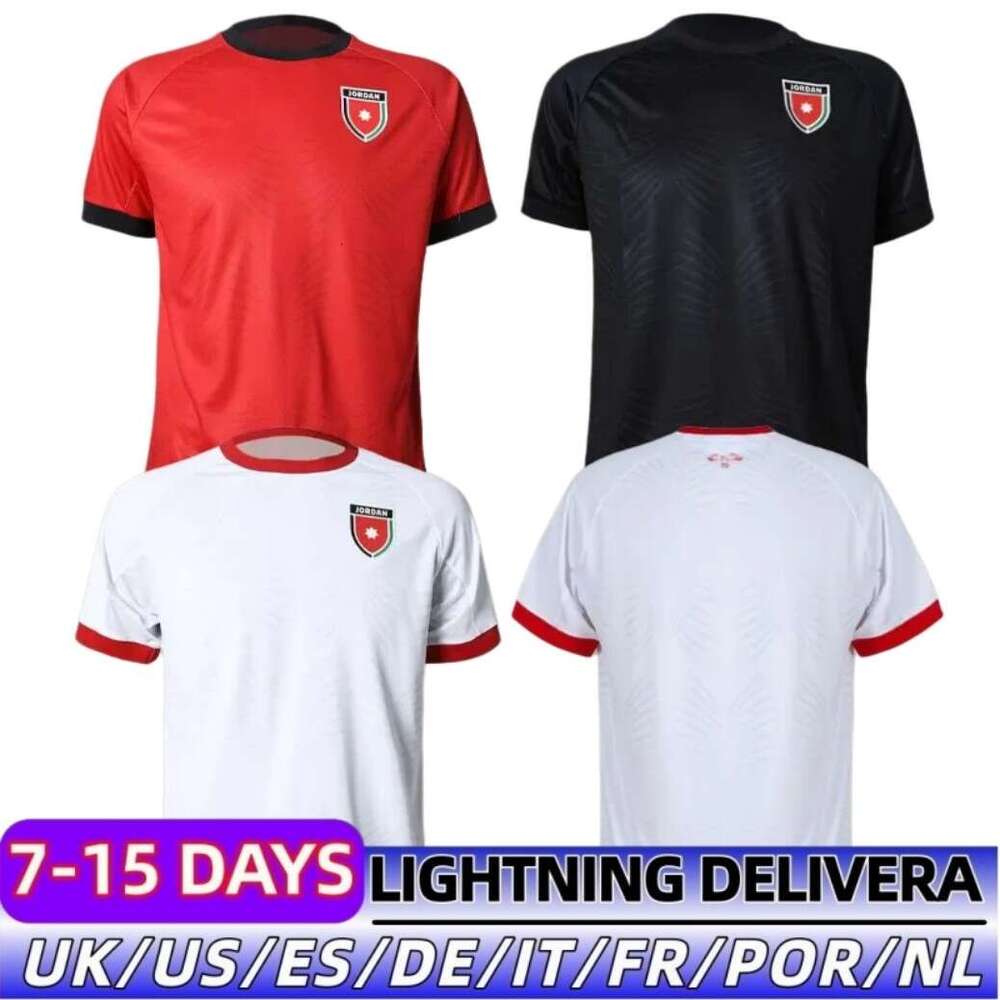 2026 World Cup Jordan Soccer Jerseys Home White Away Red Third 2026 2027 ALMARDI World Cup national team Football Shirts men fans uniform