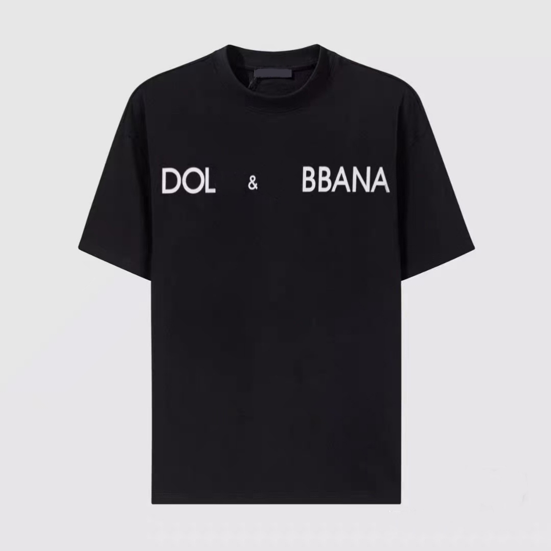New Designer Men's T-shirt Black White Luxury Embroidery letters Classic brand print Loose Hip Hop street cotton fabric soft men's and women's em-3xl