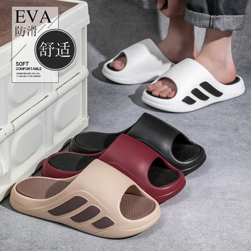 Men Slippers Slides with a Sense High Aesthetic Value External Wear Anti Slip Thick Bottom Beach Cool for 260413