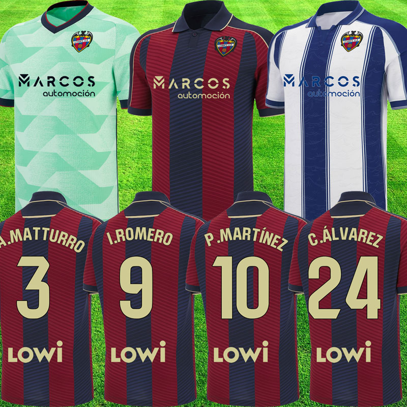 Levante UD Soccer Jerseys ETTA EYONG Levante 25 26 Home Kit 100th Anniversary Portal de Vallejo LUD Kit Granotes Shirts The Frogs Football shirt 2025 2026 Uniform 8899