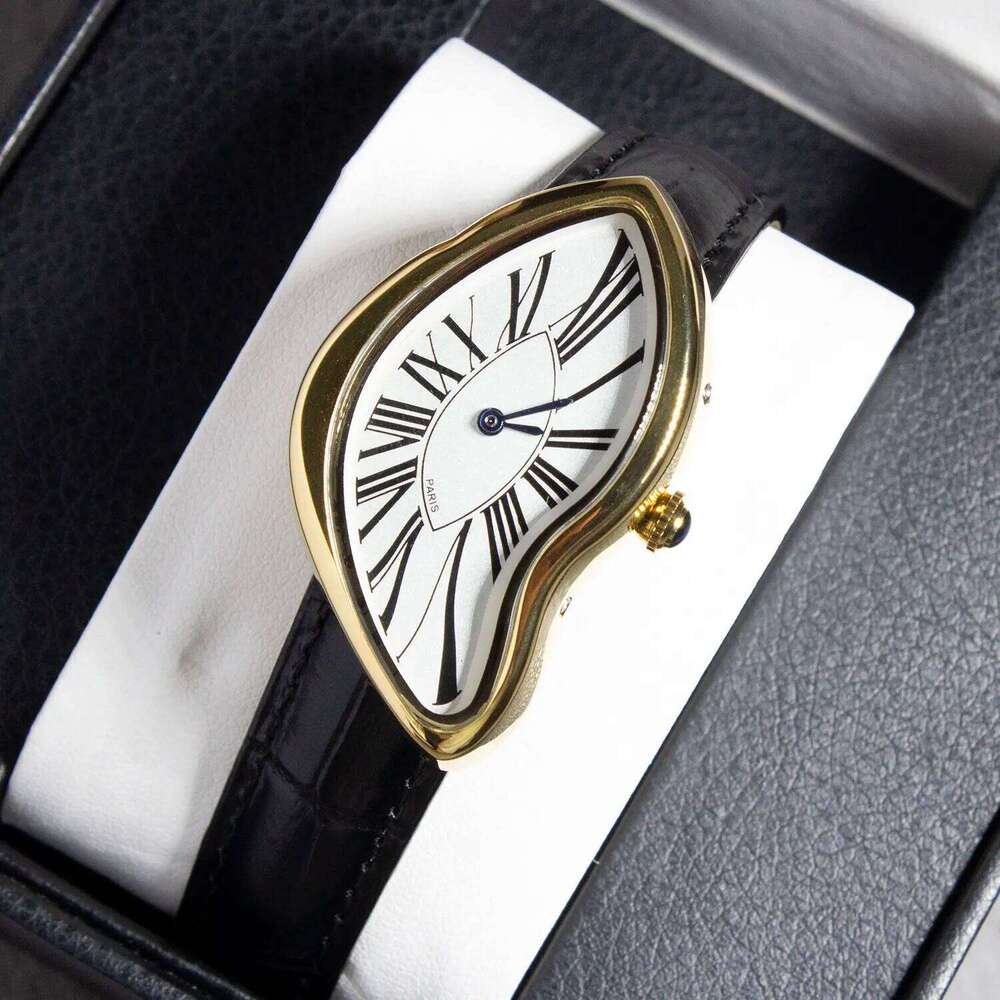 Alien Crash Melt Twist Y2K Watch kiosk Men's Fashion Trendy Retro Advanced Instagram Design 26W0414