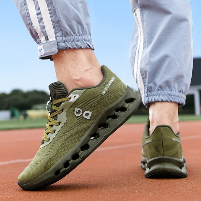 Free shipping Men comfortable and trendy soft soled sports and leisure shoes men thick soled height increasing Educational Excellence