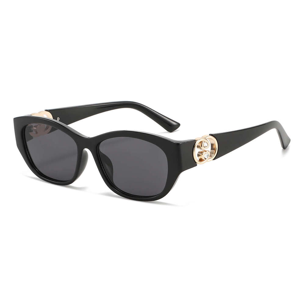 Sunglasses New Non-Mainstream Retro Cat-Eye For Men, Cross-Border Street UV Protection Glasses, Metal Outdoor Women's Sunglasses