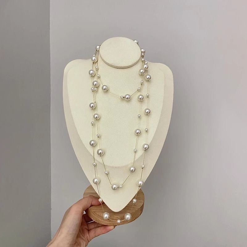Tasselpearlnecklacetemperament