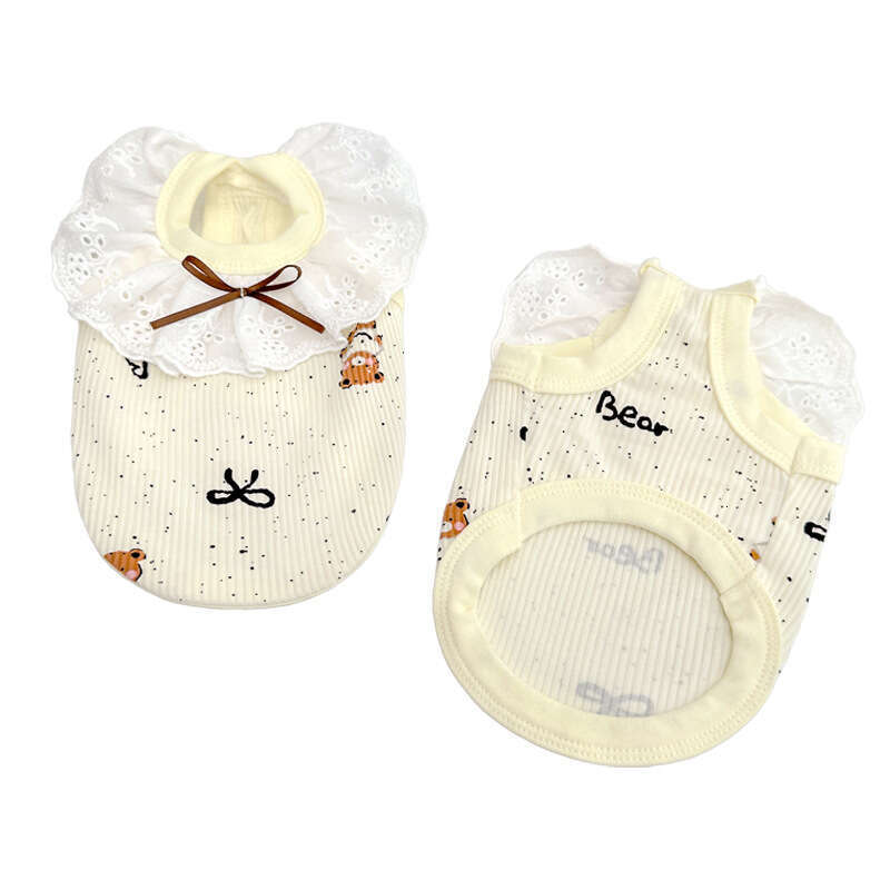 Famous brand Summer Dog Clothes for Small Dogs New Thin Puppy Bichon Vest Ragdoll Cat Strap pupakaIK