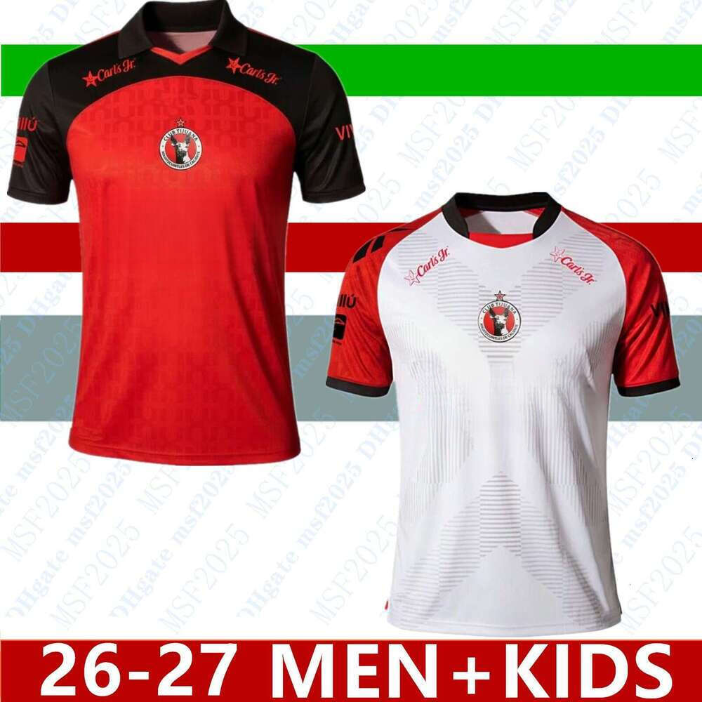 25 26 27 Tijuana de Xolos soccer jerseys 2025 2026 Mexico Club Gonzalez Reynoso Alvarez Ake Loba Rivera home away third football shirt size 3XL 4XL 888