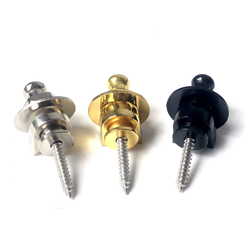 Electric Guitar Bass Wooden Guitar Anti slip Strap Buckle with Lock Strap Tail Nail Strap Lock