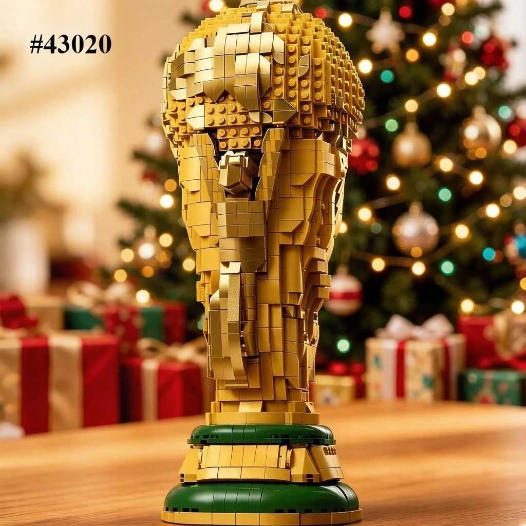 MOC Hercules Model CupPuzzle Assembly 43020 Building Blocks Model ToysGift to FansMale and Female Gifts2842 PiecesT260414