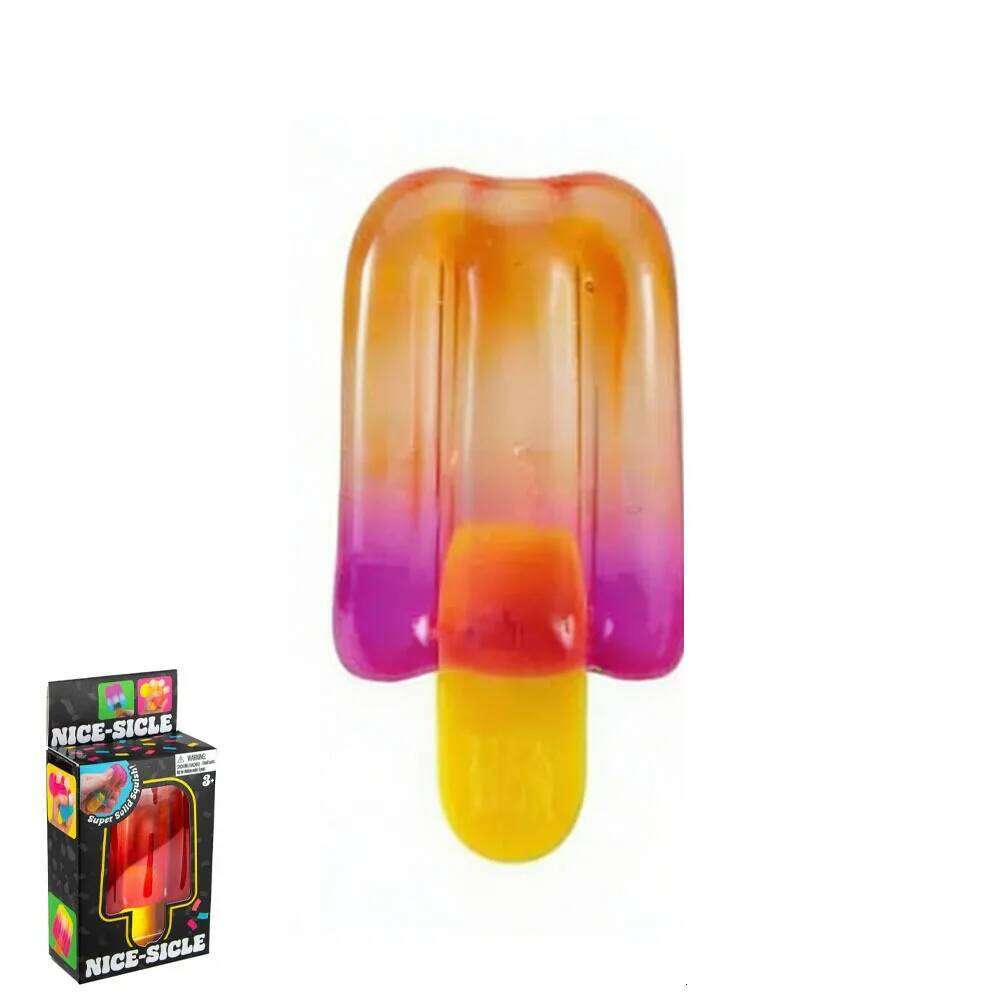 Schylling Needoh Nice Sensory Nice-Sicle Stress Relief Squishy Cube Anti-Anxiety Squeeze Object For Focus ADHD Population