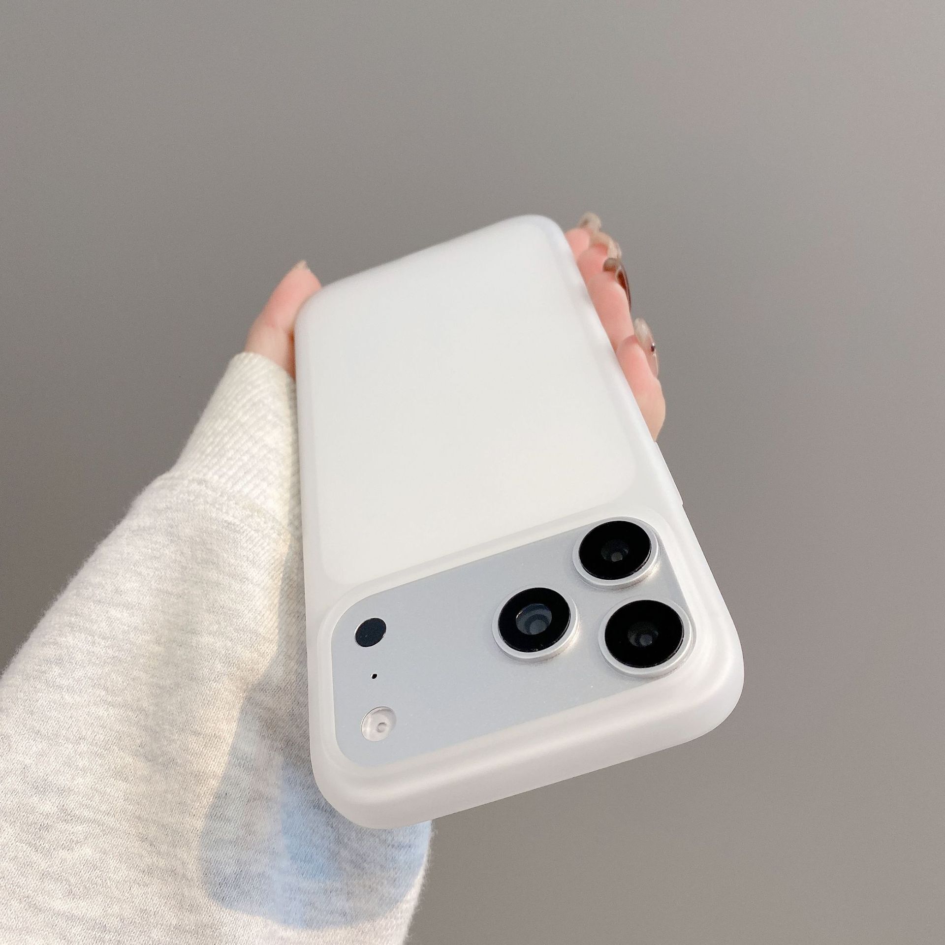 iPhone Matte TPU Soft Anti-Shock Apple 17 Pro Max Phone Case Solid Color Silicone Protective Cover
