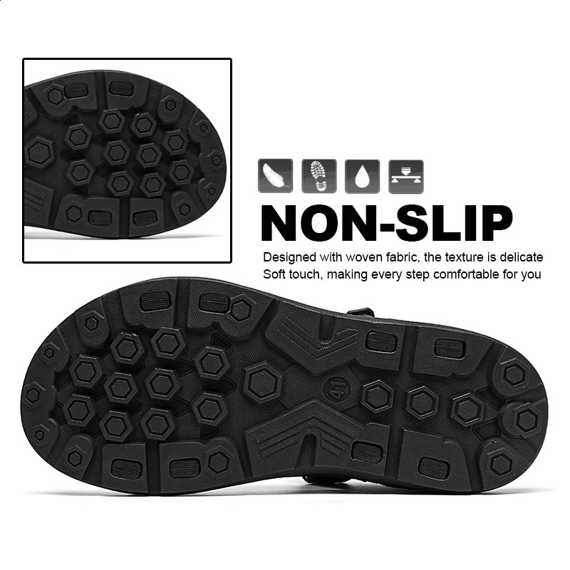 Summer Men Sandals Fashion Leisure Beach Holiday Sandals for Mens Lightweight Shoes Outdoor Comfortable Casual Sandalie 260625 - view 6