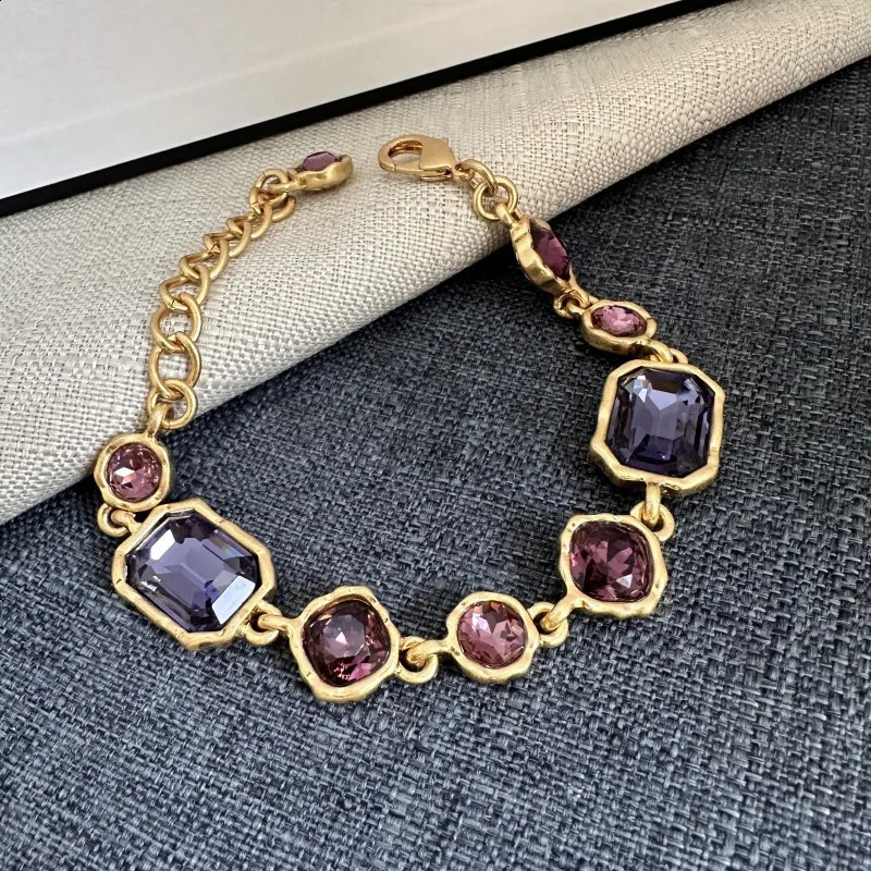 Os Fashion Jewelry Bright Geometric Colorful Glass Bracelet Womens Party Accessory 260414 - view 5
