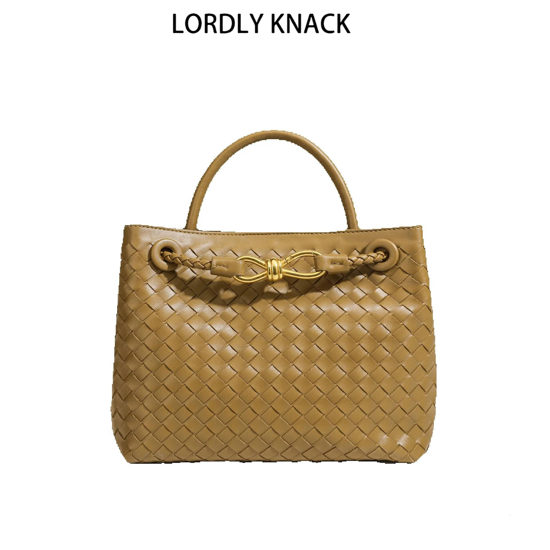 LORDLY KNACK High-End New Women's Casual Hand-Woven Fashionable Shoulder And Crossbody Tote Bag, Trendy Versatile Handbag - view 3