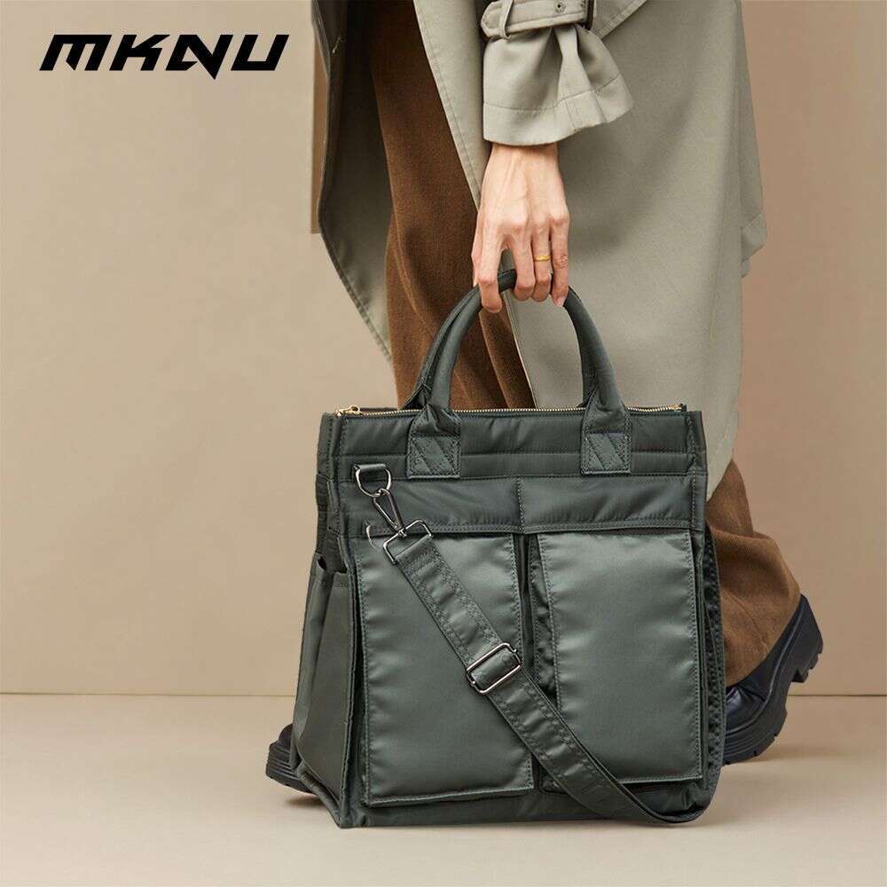 New Men's Large Capacity Crossbody Bag Business Lightweight Nylon Handbag Shoulder Bag Casual Backpack Commute Tote Bag For MenSENYY
