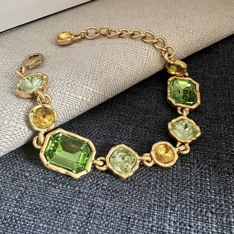 Os Fashion Jewelry Bright Geometric Colorful Glass Bracelet Womens Party Accessory 260414 - view 4