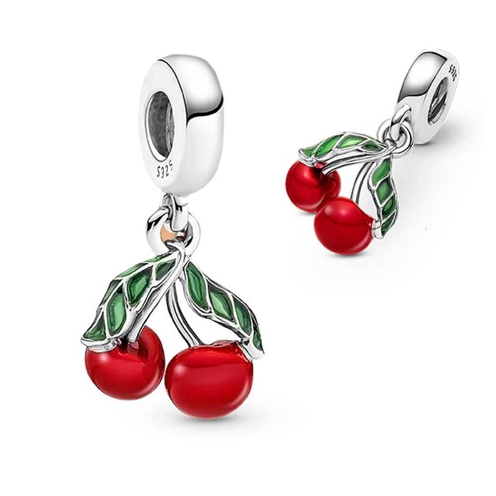 925 Sterling Silver Avocado Doughnut ry Lemon Charm Pendant DIY Wens Exquisite Bracelet Jewelry Gifts X260414 - view 5