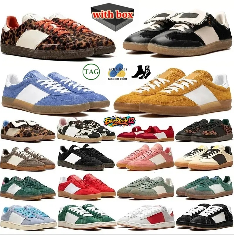 With Box Designer Trainers Casual Shoes Leopard Rhinestone Crystal Cow Print Pink White Silver White Black Gum Earth Brown Original Sneakers Outdoor Shoes