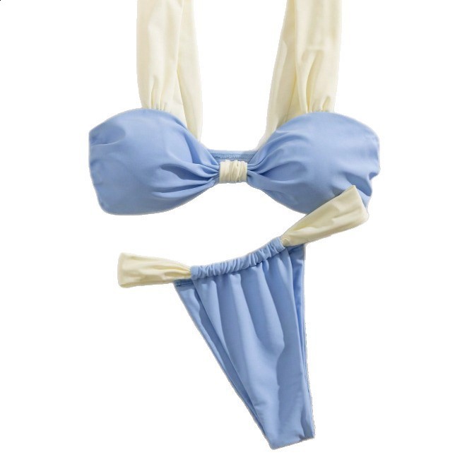 3 Pieces Bikini Set Wiht Mini Skirt Women Swimwear Sexy Bikinis Push Up Beachwear Solid Bodysuit Micro Thong Biquini Female 250107