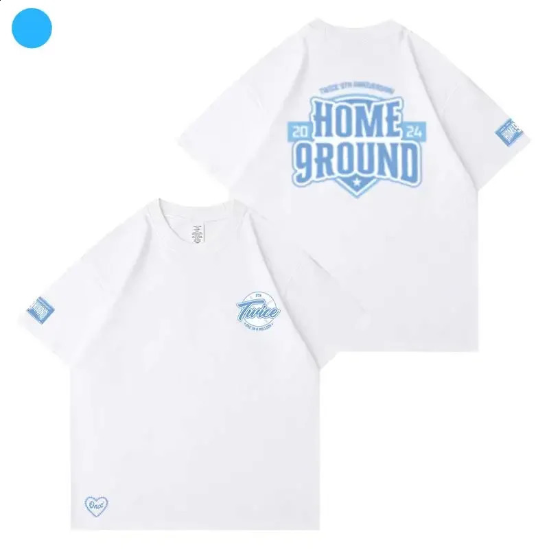 2025 TWICE T-shirt Mens and Womens Fashion Nude T-shirt Womens Leisure Sports Unisexes Large Street Y2K Vintage T Shirt 260413
