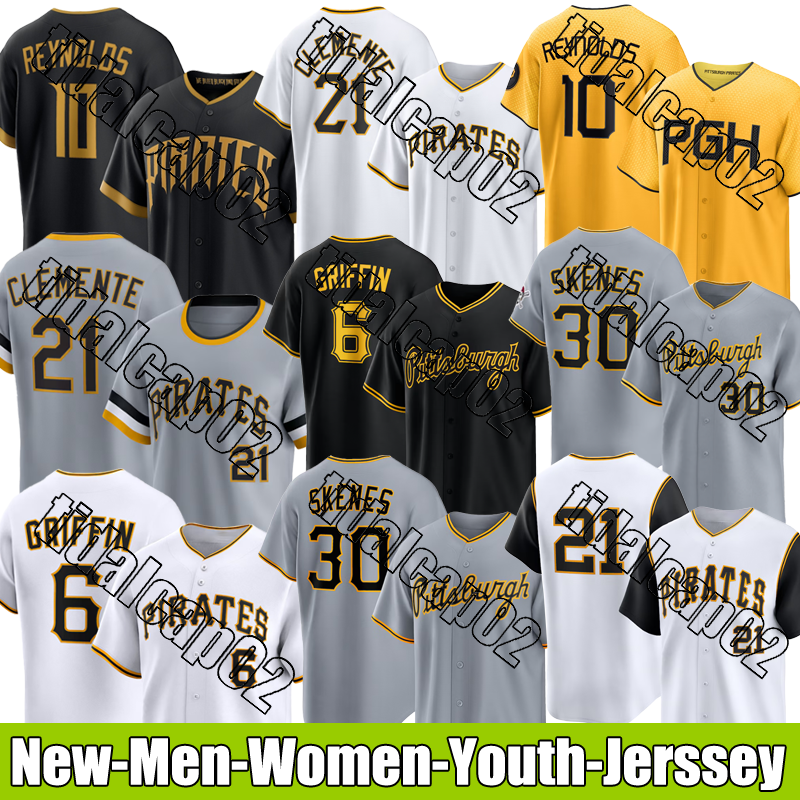 Pittsburghs Pirates Jersey city Custom Baseball Jerseys Reynolds Cruz Hayes Skenes Keller McCutchen Jerseys Davis Jones Gonzales Bednar Valdez Baseball Jerseys