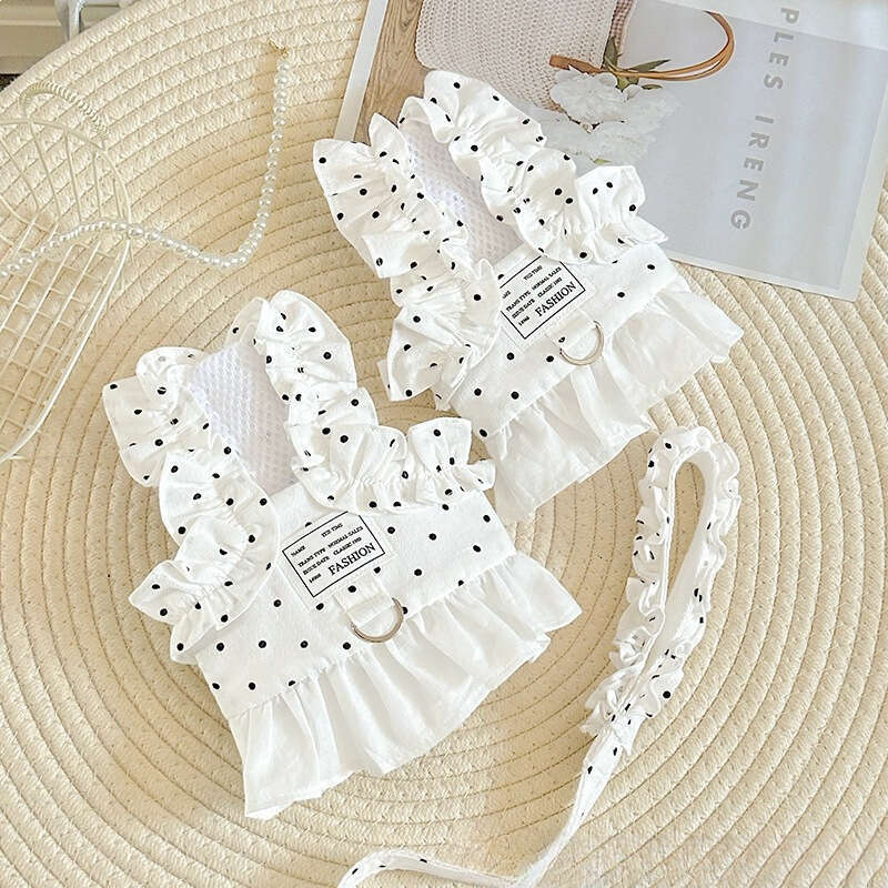 Famous brand Premium for Small Dogs Bichon Teddy Pet Harness Summer Outdoor Vest Style Dog Walking Leash pupakaIK
