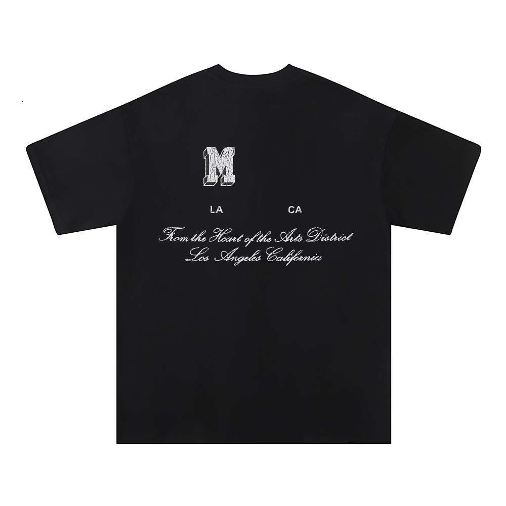 Amirimen Shirt Luxury Designer Shirt Fashion Luxury Letter Print T-Shirt Pure Cotton Casual Letter Pattern Printed Sports Men's Couple T-Shirt Trendy Clothing E2a