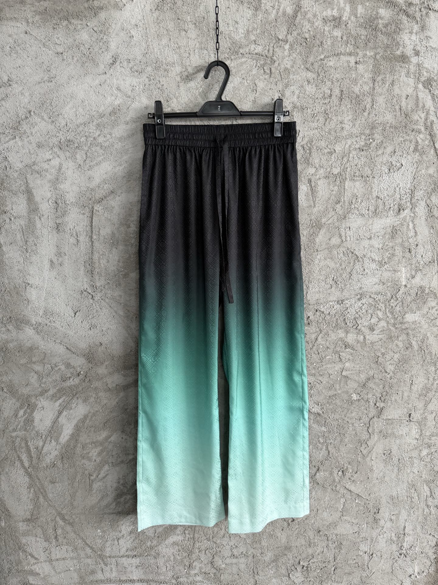 Men's Plus Size Pants Round neck embroidered and printed polar style summer wear with street pure cotton Jacquard silk fabric 45y