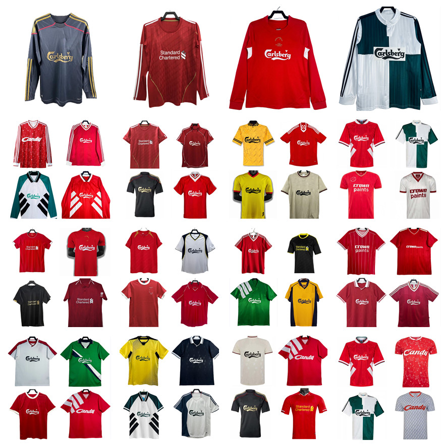 Long sleeve Retro TORRES GERRARD liverpool soccer jerseys 2005 2006 2008 2009 2010 2011 SUAREZ OWEN FOWLER 89 91 93 95 01 02 04 05 06 07 08 09 10 11 12 vintage football shirt