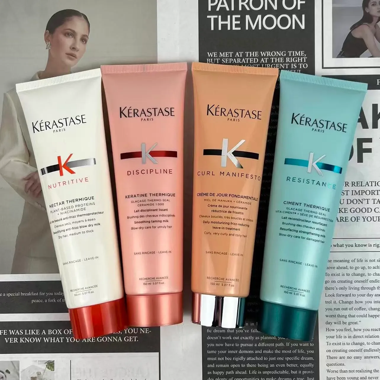 150ml KERASTASE Hair Thermal Insulation Protective Milk Conditioner 5.07oz Nutritive Discipline Curl Manifesto Resistance Isolation Damage Repair