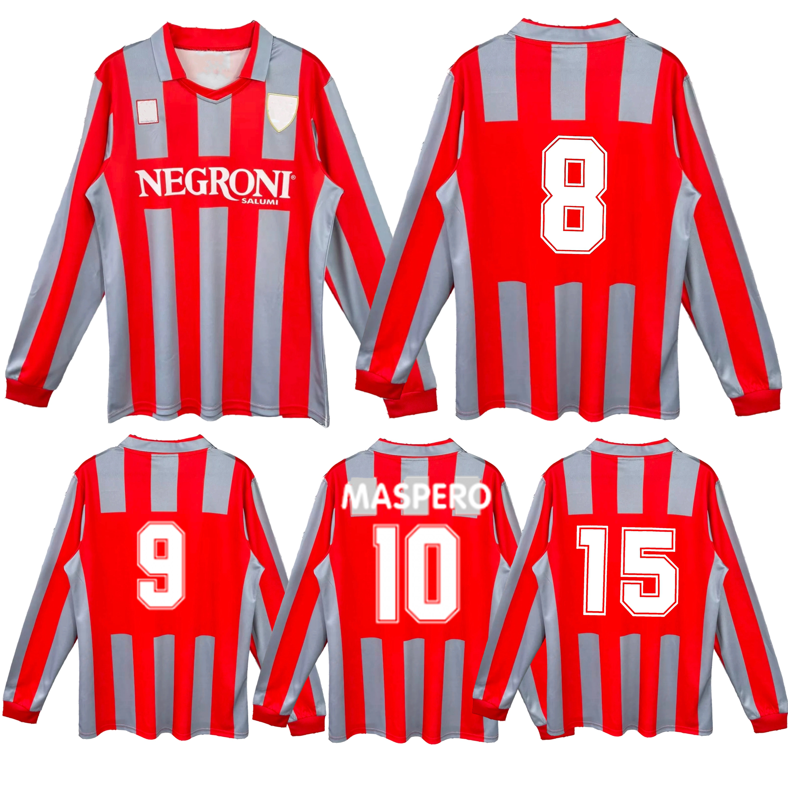 Cremonese Maglia Calcio Retro 1995 1996 Maspero Perovic Vintage Home Manica Lun…