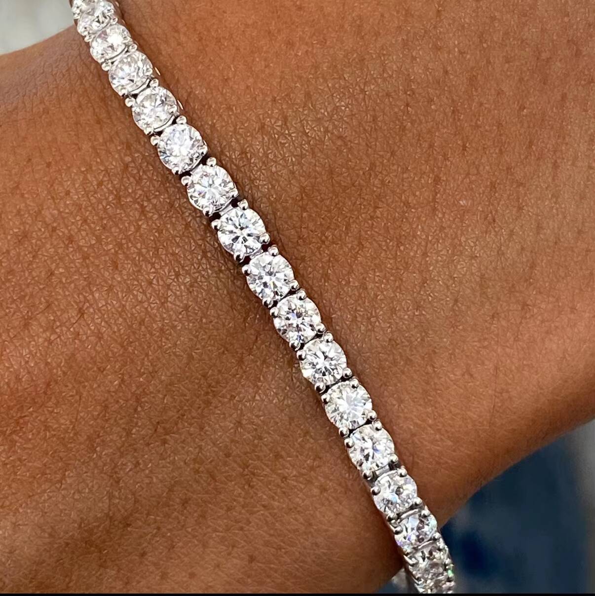 Luxurious Sterling Silver Moissanite Hiphop Bracelet for Women Stunning Shine Comfortable Fit GRA Certified for Daily Wear India