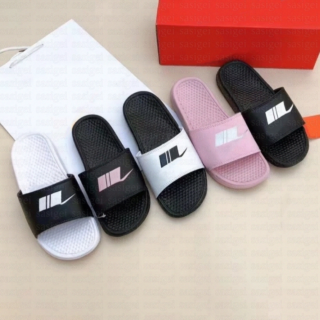 Victori One Benassi jdi mismatch Hydro Print Slide Slippers Womens Mens Slides Slippers Black White Game Royal Red Pink Blue Brown 0kOo#