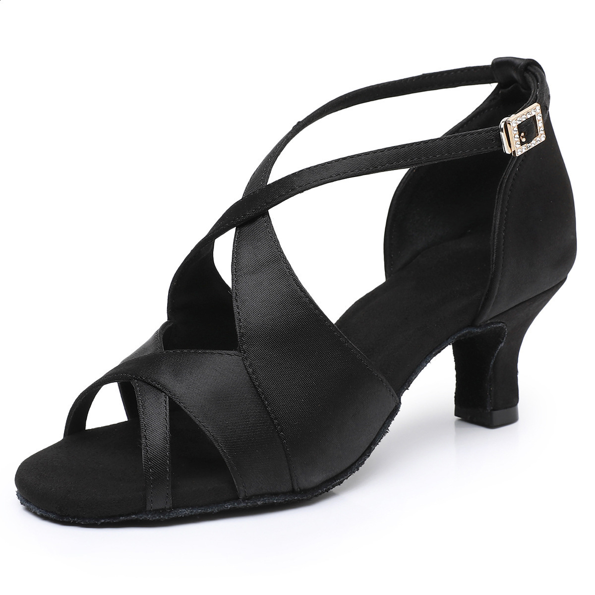 New Latin dance shoes outdoor women's adult soft soled shoes women's mid heel 260414 - view 5