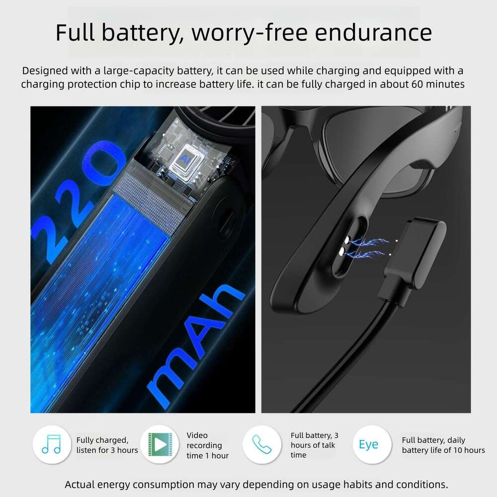 Famous Brand With Camera W Pixels Photo Video Call Translation AI Q A Smart Glasses CKS