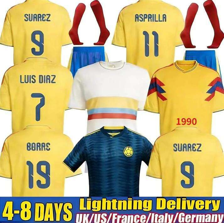 25 26 colombia Centenary soccer jersey 100-years anniversary LUIS DIAZ james LDIAZ JLERMA Copa America men kids kit Football uniform fans 6666